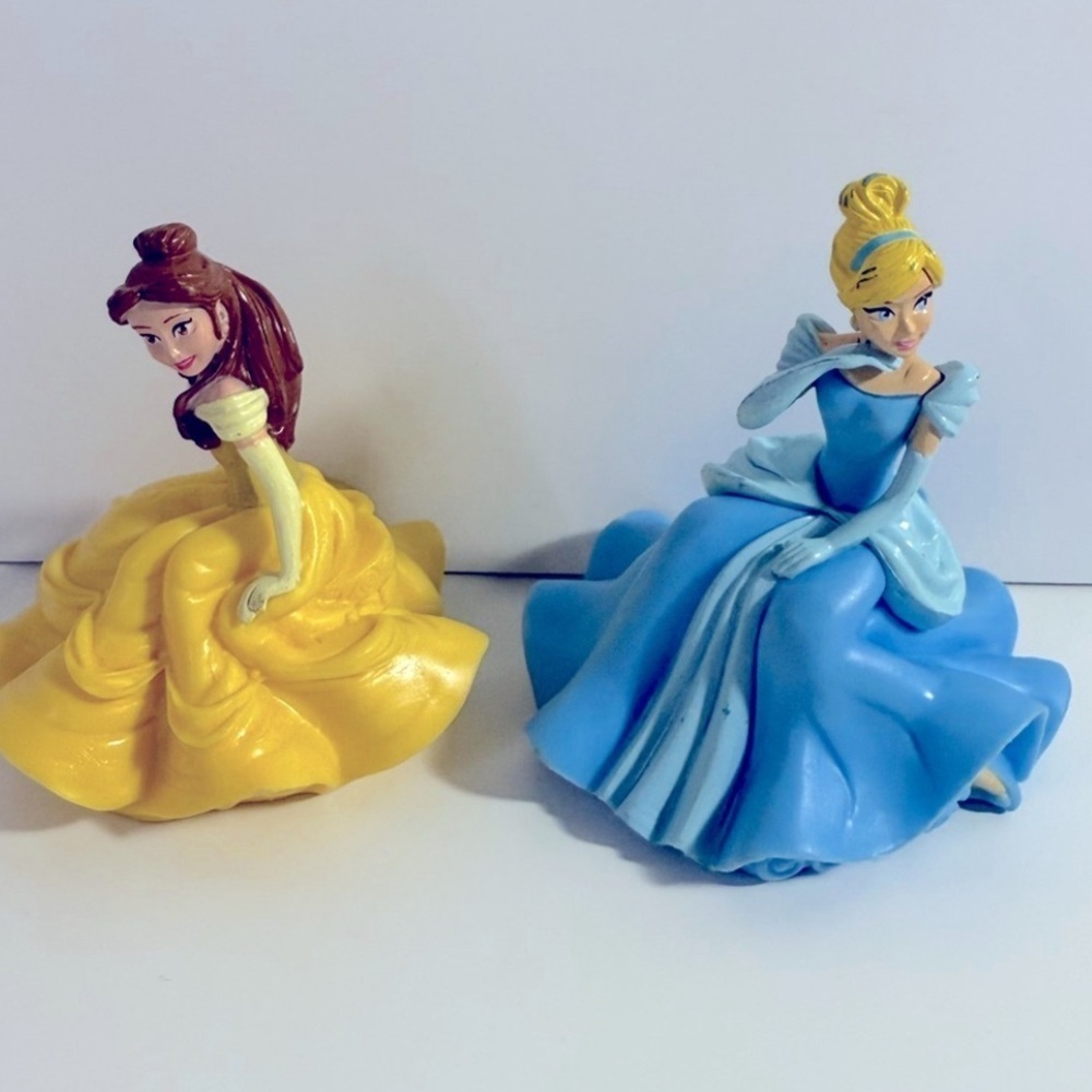 3” Disney Princess Cake Toppers Belle @ Cinderella